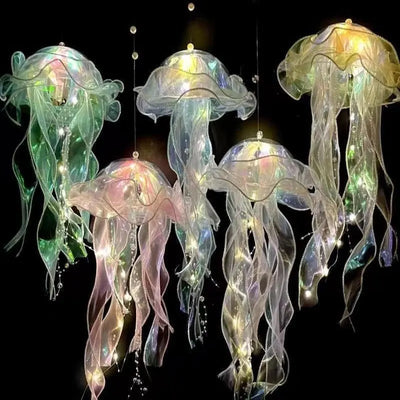 Kids Jellyfish Lamp Hanging Night Light