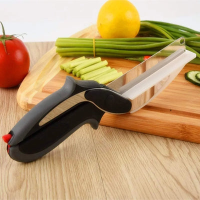 2-in-1 Stainless Steel Scallion Scissors