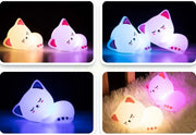 Cat Seven Colors LED Night Light