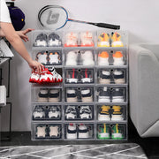 High Transparent Shoe Cabinet Organizer Box Set