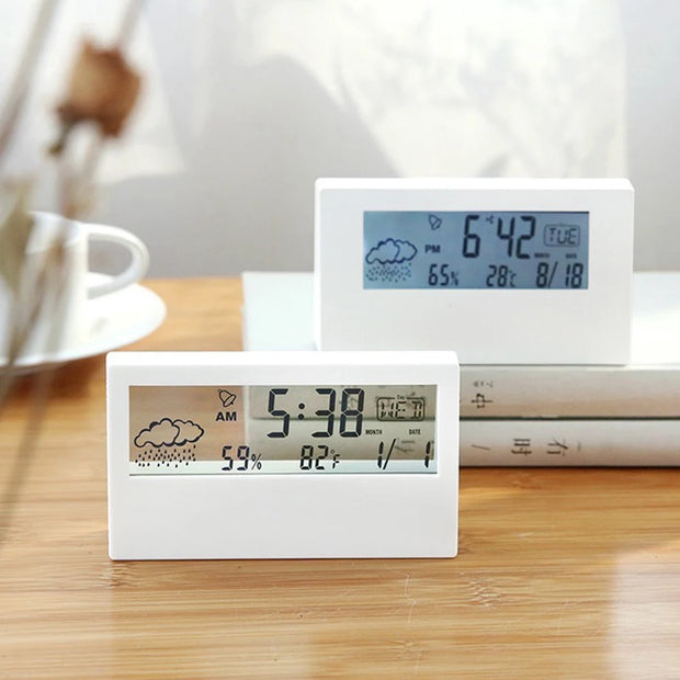 Thermo-Hygrometer Alarm Clock