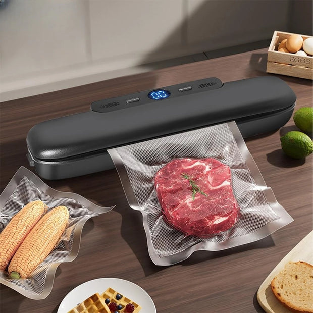 Electric Food Vacuum Sealer Machine And Storage Bags Set