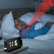 Projection Alarm Clock LED Digital Time Temperature Display