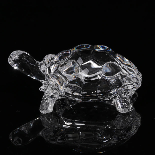 Lucky Crystal Turtle Figurine