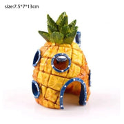 Cartoon Pineapple House Decorations Aquarium