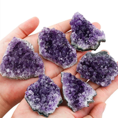 Natural Amethyst Geode Crystal Jewelry