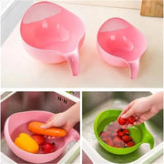 Rice Washer Quinoa Strainer with Handle