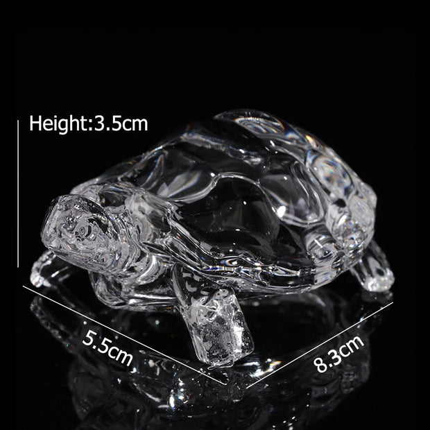 Lucky Crystal Turtle Figurine