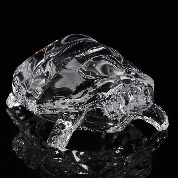 Lucky Crystal Turtle Figurine