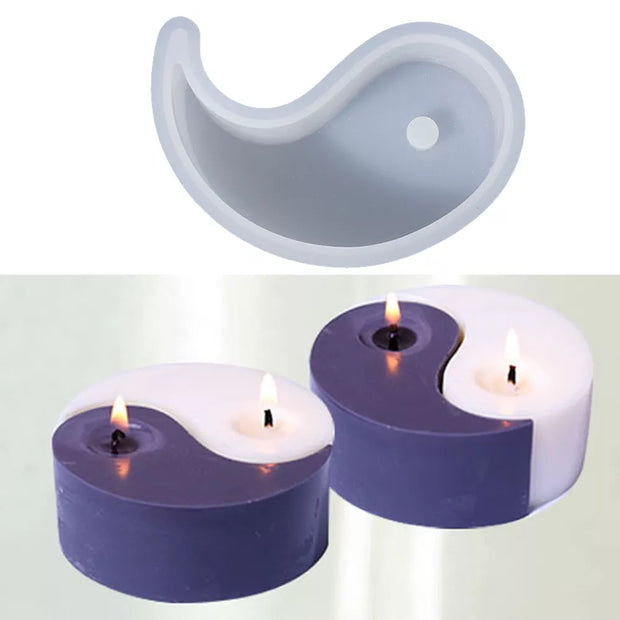 Create Perfect Yin Yang Candles with Handmade Silicone Mold
