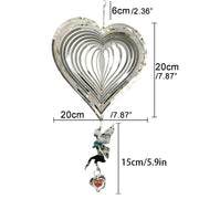 Fairy Wind Spinner Garden Chimes - Outdoor Wedding Home Decor Gift