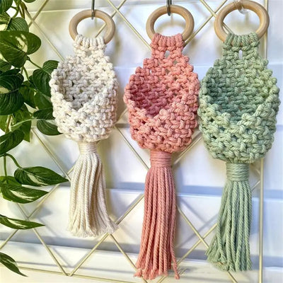 Stunning Macrame Wall Hanging Air Plant Holder