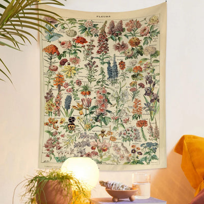 Colorful Botanical Tapestry