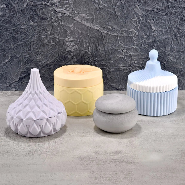 Create Stunning Handmade Candle Cups with Gypsum Resin Molds