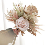 Champagne Peony Bouquet Artificial Flowers