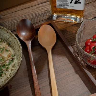 Wooden Spoon and Fork Set for Cooking