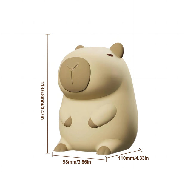 Cartoon Capybara Silicone Night Light