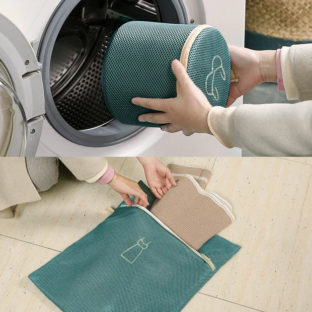 Large Capacity Embroidery Laundry Bag