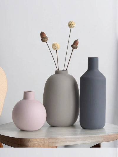 Nordic Style Ceramic Vase for Home Decor