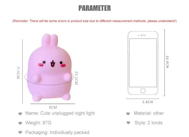 Kawaii Bunny Night Lamp