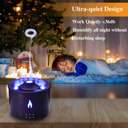 Volcano Fire Flame Air Humidifier Aroma Diffuser with Remote Control