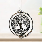 Stainless Steel Rotating Wind Chime Pendant