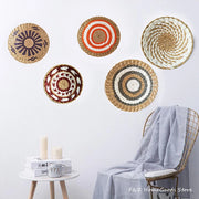 Nordic Rattan Grass Wall Decor