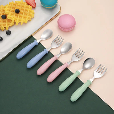 Stainless Steel Children's Tableware Set