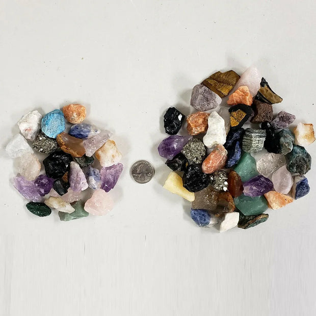 Mixed Raw Natural Stone Crystal Chunks