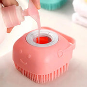 Pet Bath Brush with Silicone Comb