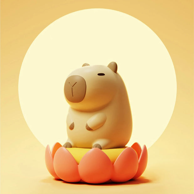 Cartoon Capybara Silicone Night Light