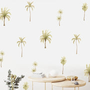 Boho Palm Coconut Tree Wall Stickers