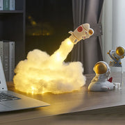 Space Themed Astronaut Night Light DIY Rocket Lamp Set