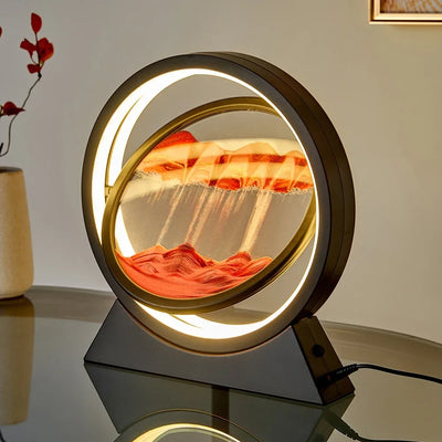 Stress-Relieving Moving Sand Art Table Lamp