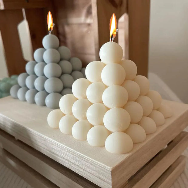 Non-Stick Bubble Cube Candle Mold