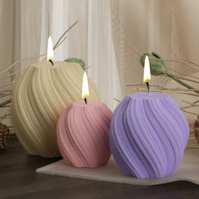 Create Stunning 3D Candles with Our Silicone Mold
