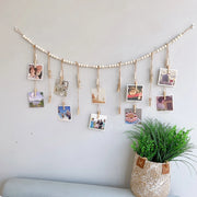 Boho Wall Decor Photo Display