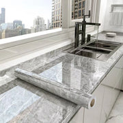 Marble Kitchen Oil-Proof Self-Adhesive Wallpaper