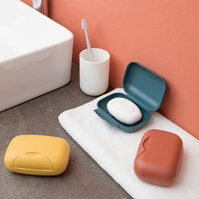 Travel Soap Box: Waterproof, Compact, Stylish - 4 Color Options Available!