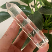 Natural Clear Quartz Crystal Tower