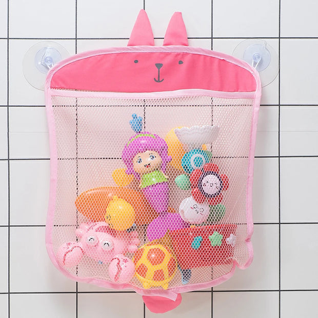 Cute Mesh Net Baby Bath Toy Storage Bag