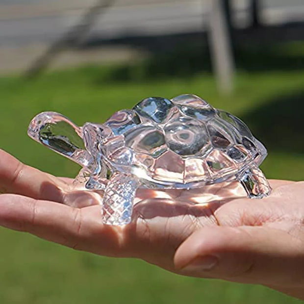 Lucky Crystal Turtle Figurine