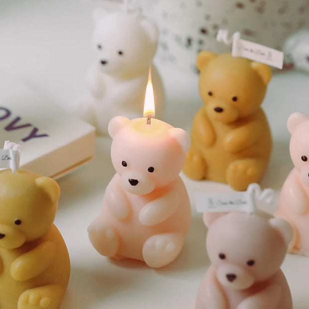 Adorable Cartoon Bear Scented Candles