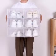 High Transparent Shoe Cabinet Organizer Box Set