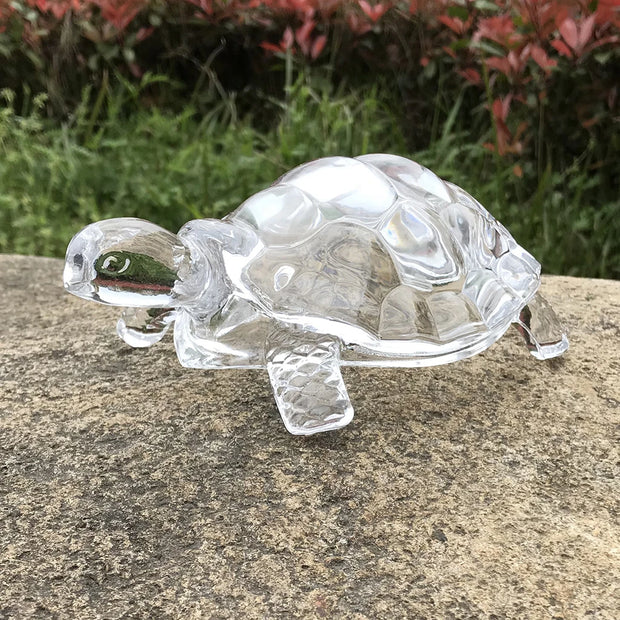 Lucky Crystal Turtle Figurine