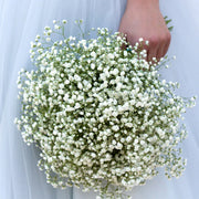 Realistic White Artificial Flowers