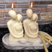 Romantic Couple Portrait Lovers Candle Mold