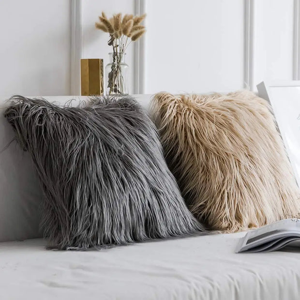 Luxurious Soft Fur Pillows