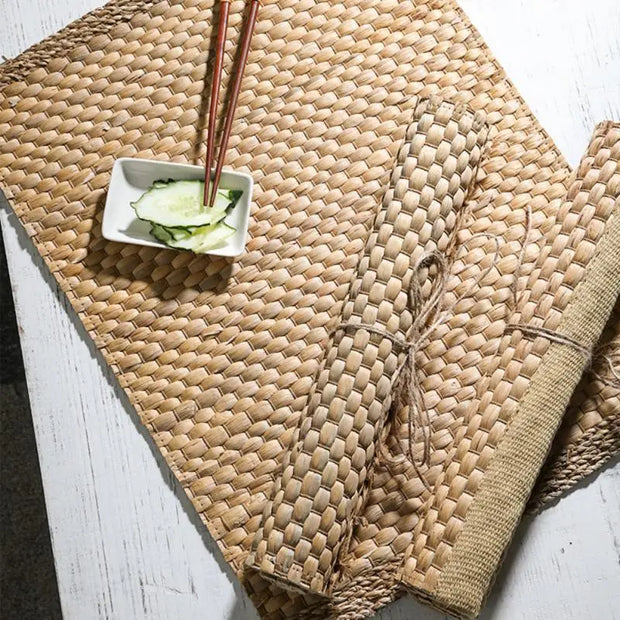 Natural Seagrass Hand-Woven Placemats