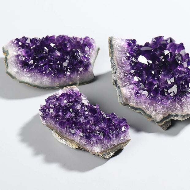 Natural Amethyst Geode Crystal Jewelry